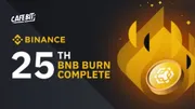 Binance hoàn thành đợt đốt token BNB lần thứ 25