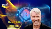 Michael Saylor của MicroStrategy mua thêm 3.000 Bitcoin với giá 155 triệu USD
