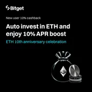 Kỷ niệm 10 năm Ethereum: Bitget tung ưu đãi hấp dẫn dành riêng cho nhà đầu tư dài hạn