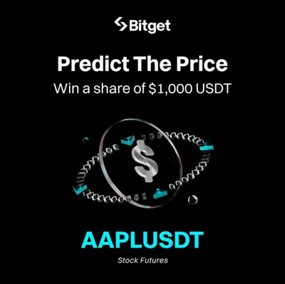 Dự Đoán Giá Apple ($AAPL/USDT) Cùng Bitget và Nhận Ngay Phần Thưởng $1,000