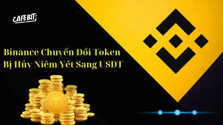 Binance Chuyển Đổi Token Bị Hủy Niêm Yết Sang USDT