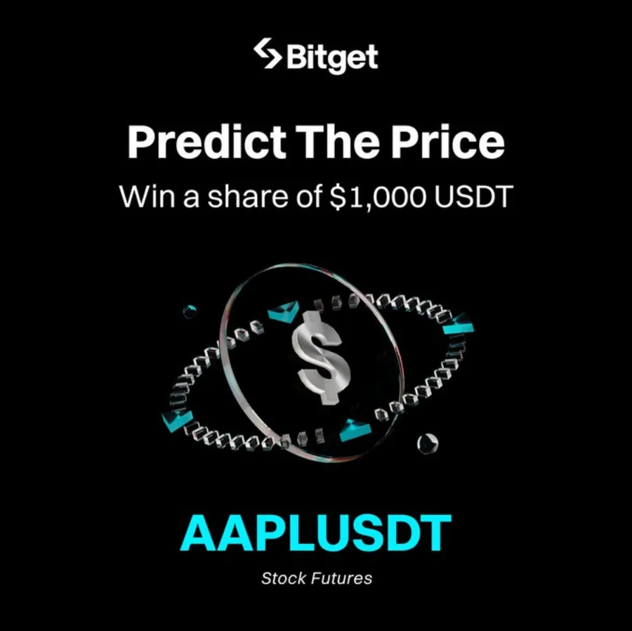 Dự Đoán Giá Apple ($AAPL/USDT) Cùng Bitget và Nhận Ngay Phần Thưởng $1,000