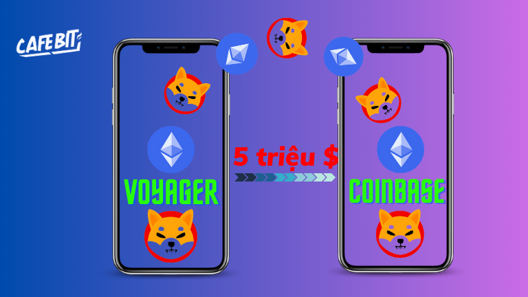 Hình ảnh bài viết: Voyager chuyển 5 triệu đô la tài sản sang Coinbase trong bối cảnh phá sản