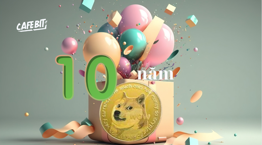 Hình ảnh bài viết: Dogecoin vượt mốc 0,1 USD giữa lúc kỷ niệm 10 năm thành lập