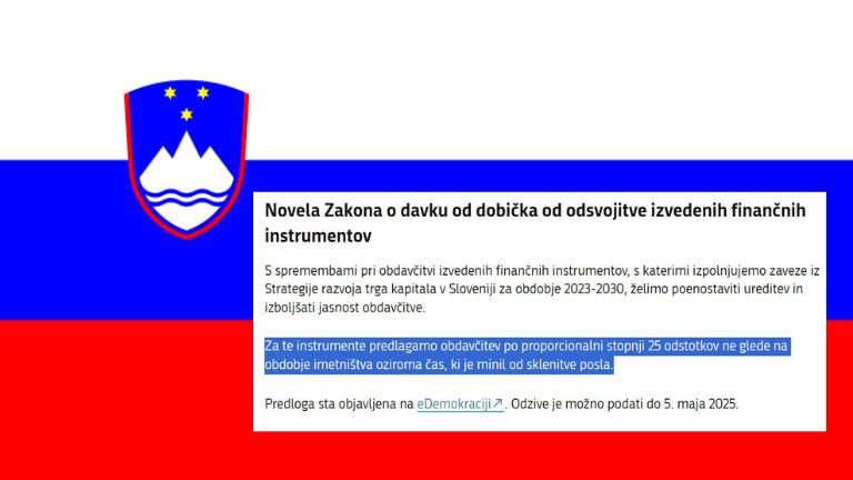 Hình ảnh bài viết: Slovenia đề xuất thuế 25% với lợi nhuận từ giao dịch tiền điện tử