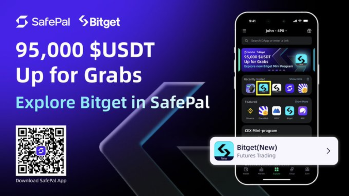 Hình ảnh bài viết: Bitget x SafePal Giftbox: Cơ hội chia sẻ 95,000 USDT dành cho cộng đồng