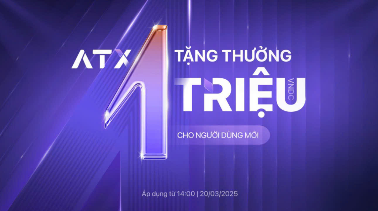 Hình ảnh bài viết: Cách nhận thưởng 1 triệu VND cho tài khoản mới trên ATX