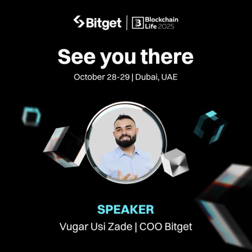 Hình ảnh bài viết: Bitget sẵn sàng khuấy động Dubai tại Blockchain Life 2025 – Hành trình 15 năm định hình tương lai blockchain