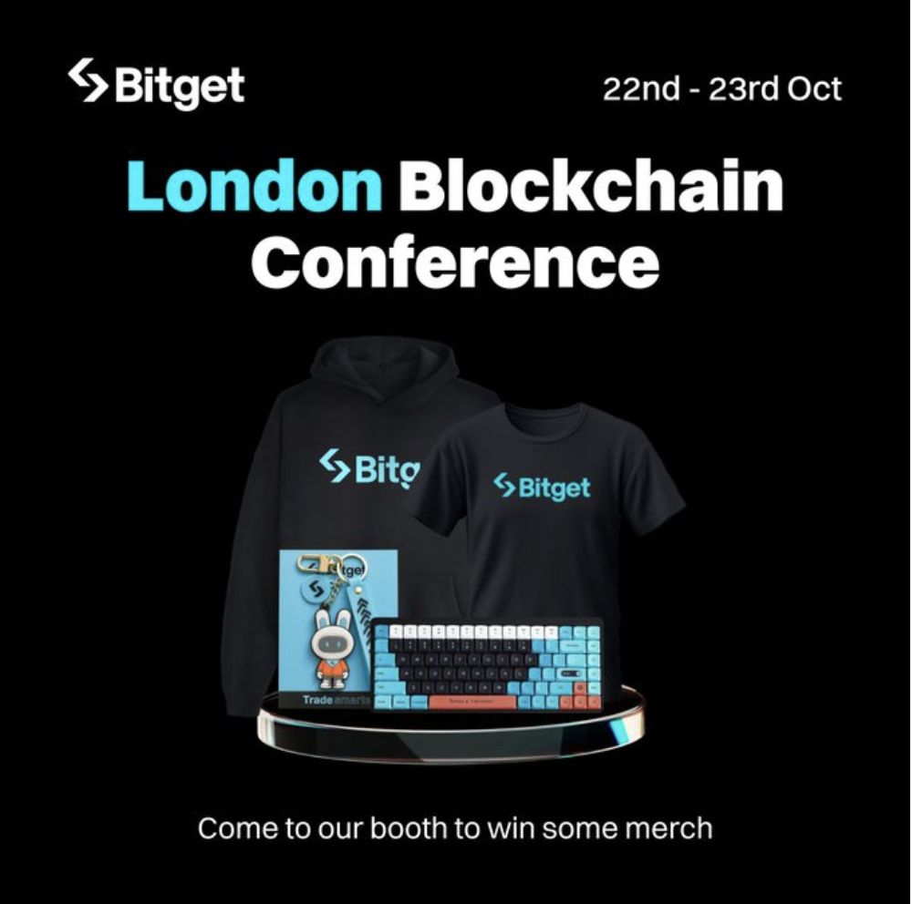 Hình ảnh bài viết: Bitget Xuất Hiện Ấn Tượng Tại London Blockchain Conference 2025
