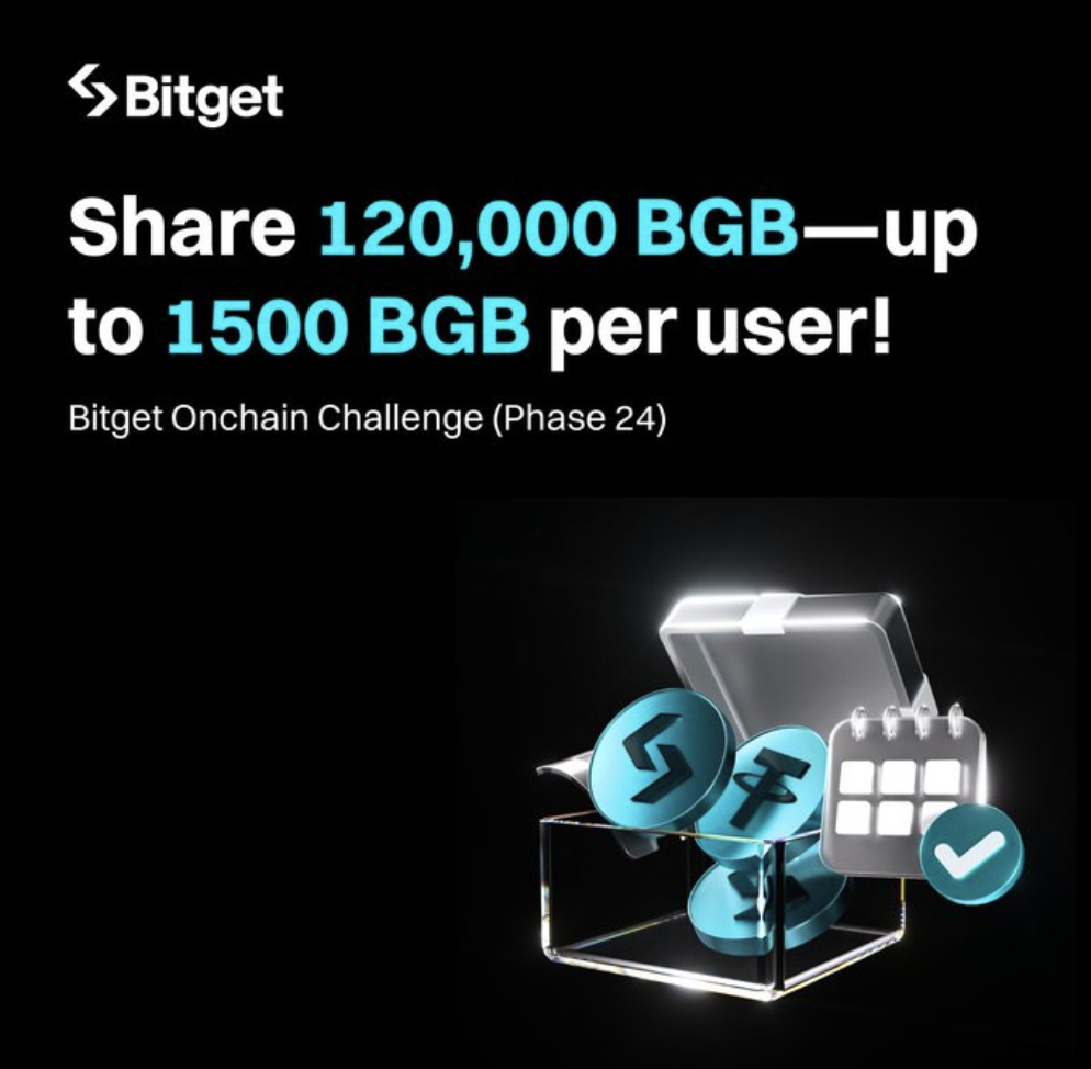 Hình ảnh bài viết: BitgetOnchain Challenge Phase 24: Giao Dịch Nhận Thưởng 120,000 $BGB