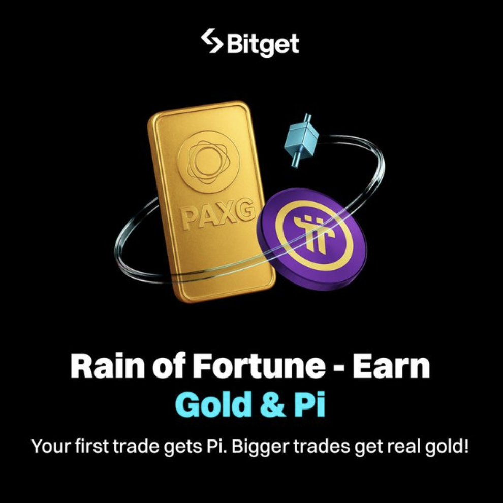 Bitget Ra Mắt Sự Kiện “Rain of Fortune”: Giao Dịch Trúng Thưởng Pi và Vàng PAXG Hình ảnh bài viết: Bitget Ra Mắt Sự Kiện “Rain of Fortune”: Giao Dịch Trúng Thưởng Pi và Vàng PAXG