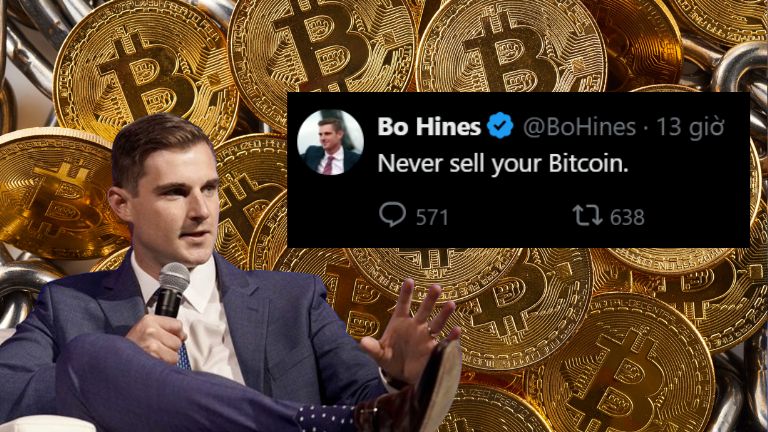 Hình ảnh bài viết: CEO Tether Bo Hines: “Đừng bao giờ bán Bitcoin của bạn!”