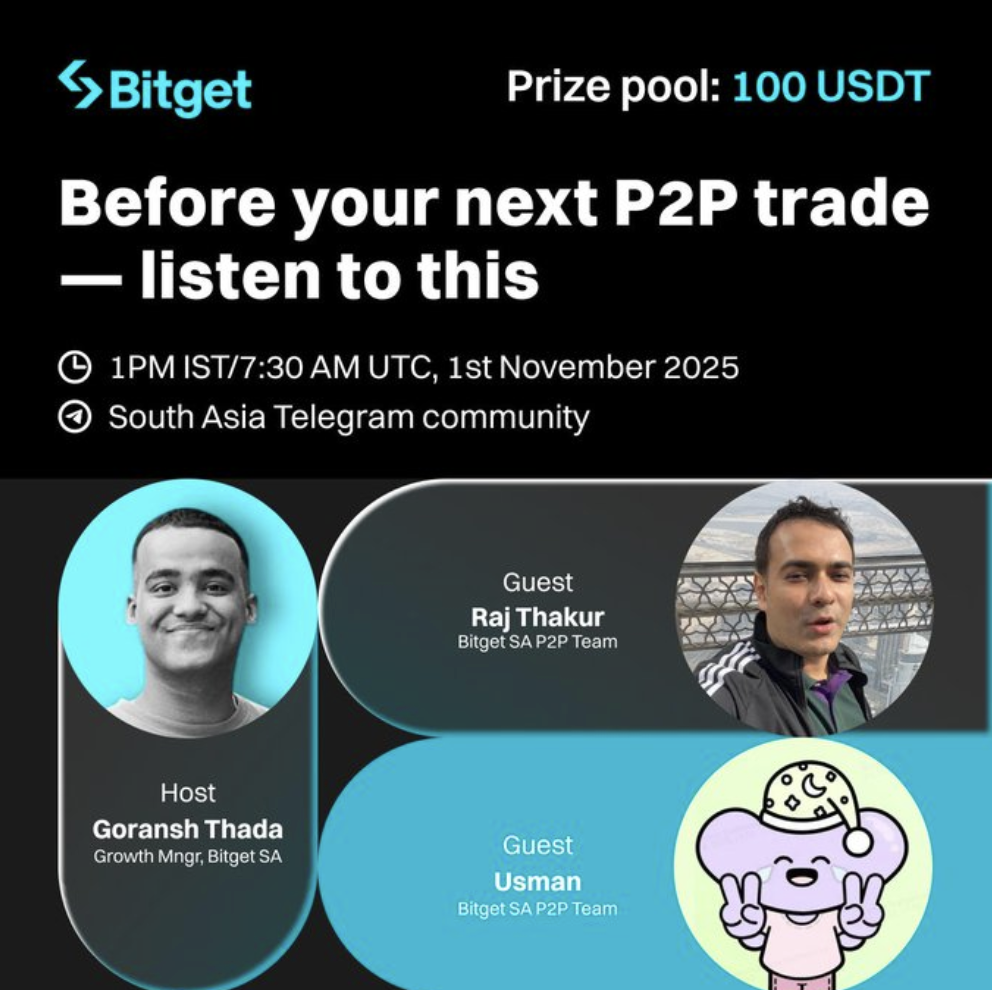 Hình ảnh bài viết: Bitget P2P Voice AMA: Khám Phá Cách Giao Dịch An Toàn Và Hiệu Quả Trên Thị Trường P2P