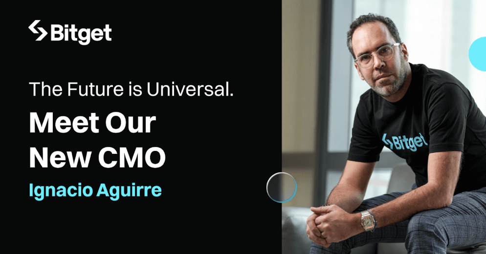 Hình ảnh bài viết: Bitget chào đón Ignacio Aguirre Franco – Tân Giám đốc Marketing Toàn cầu (CMO)! 🚀