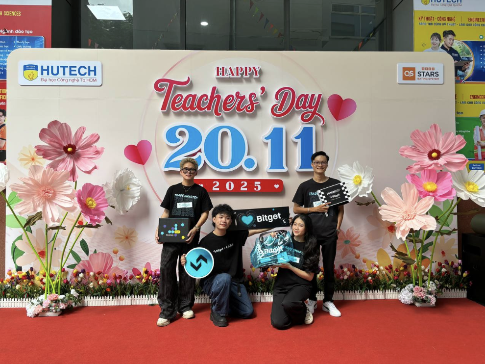Hình ảnh bài viết: Bitget Tri Ân Các Thầy Cô, Khẳng Định Cam Kết Giáo Dục Công Nghệ Tại Đại Học HUTECH Nhân Dịp 20/11