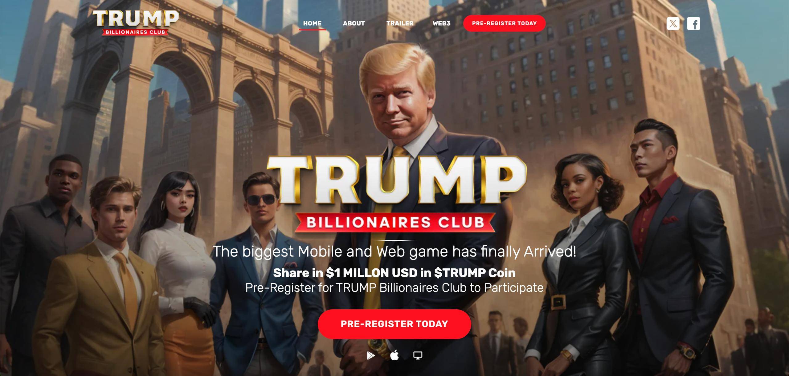 Hình ảnh bài viết: Trump Billionaires Club ra mắt cuối tháng 12: Game crypto đầu tiên mang thương hiệu Donald Trump