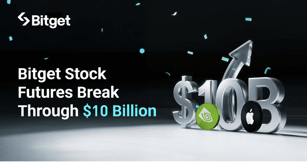 Hình ảnh bài viết: Hợp Đồng Tương Lai Cổ Phiếu Của Bitget Vượt Mốc 10 Tỷ USD Khi Các Nhà Giao Dịch Toàn Cầu Đổ Xô Vào Cổ Phiếu Token Hóa