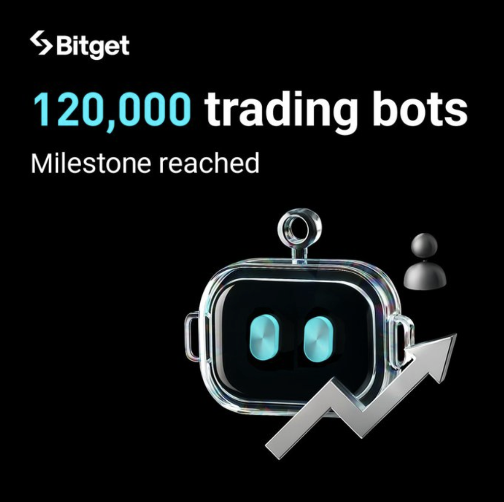 Hình ảnh bài viết: Cột Mốc Lịch Sử: Số Lượng Bot Giao Dịch Trên Bitget Vượt Mốc 120.000 – Kỷ Nguyên Của “Giao Dịch Thông Minh” Đã Đến!