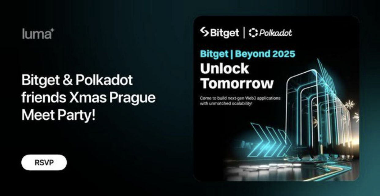 Hình ảnh bài viết: Giáng Sinh Web3 Tại Praha: Khi Bitget và Polkadot Cùng “Thắp Sáng” Cộng Đồng Crypto Bằng Sự Kiện Xmas Meet Party
