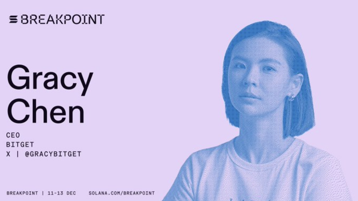 Hình ảnh bài viết: Gracy Chen Tại Solana Breakpoint 2025: Khi “Nữ Tướng” Bitget Và Hệ Sinh Thái Tốc Độ Nhất Thế Giới Cùng Vẽ Lại Tương Lai Của Sàn Giao Dịch