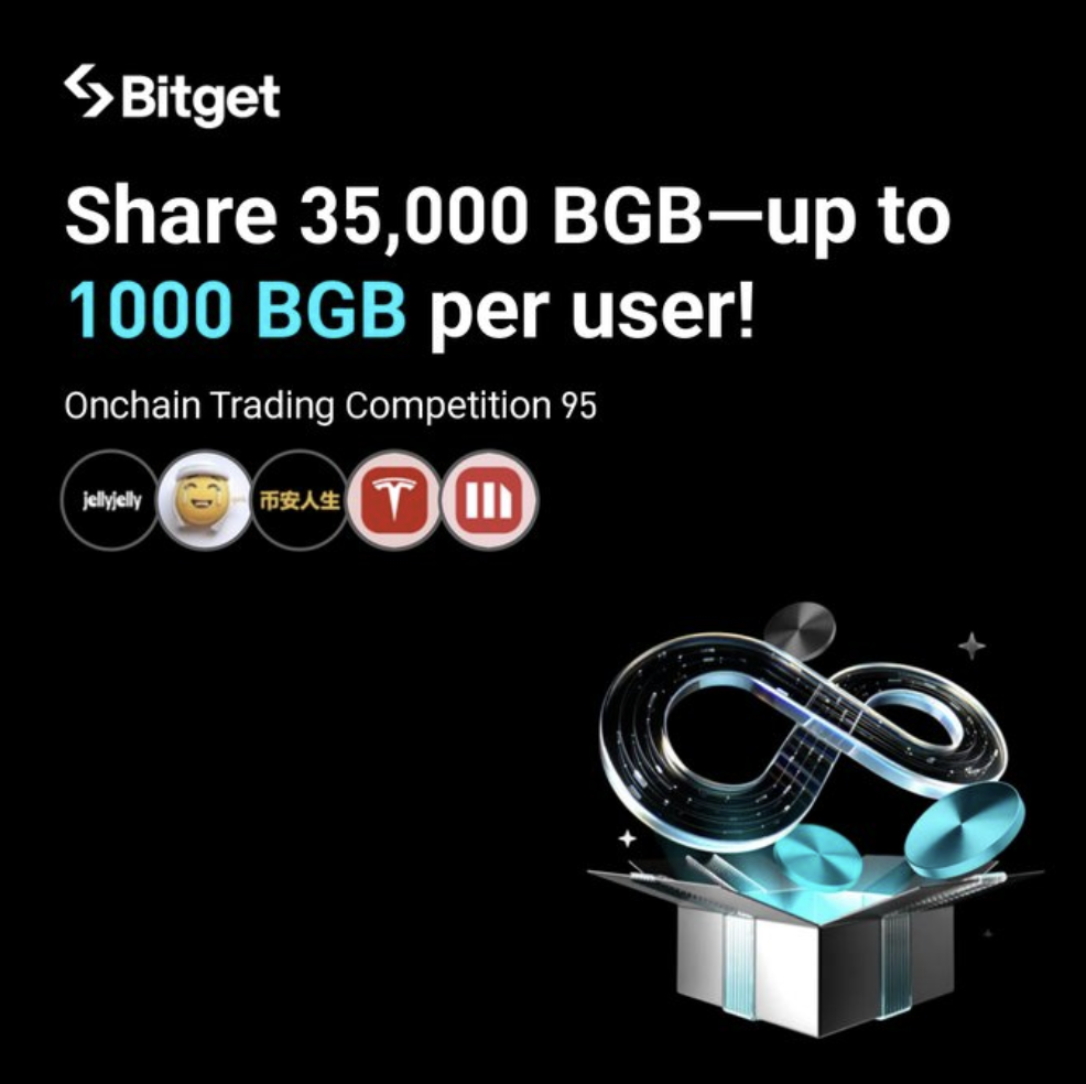 Hình ảnh bài viết: Cuộc Đua “Degen” Cuối Năm: Bitget Onchain Trading Competition 95 Chính Thức Khởi Tranh – Săn Lùng Meme & Cổ Phiếu Token Hóa Để Chia Sẻ 35.000 BGB!