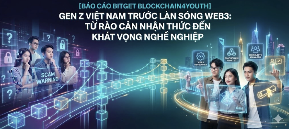 Hình ảnh bài viết: [Báo Cáo Bitget Blockchain4Youth] Gen Z Việt Nam trước làn sóng Web3: Từ rào cản nhận thức đến khát vọng nghề nghiệp