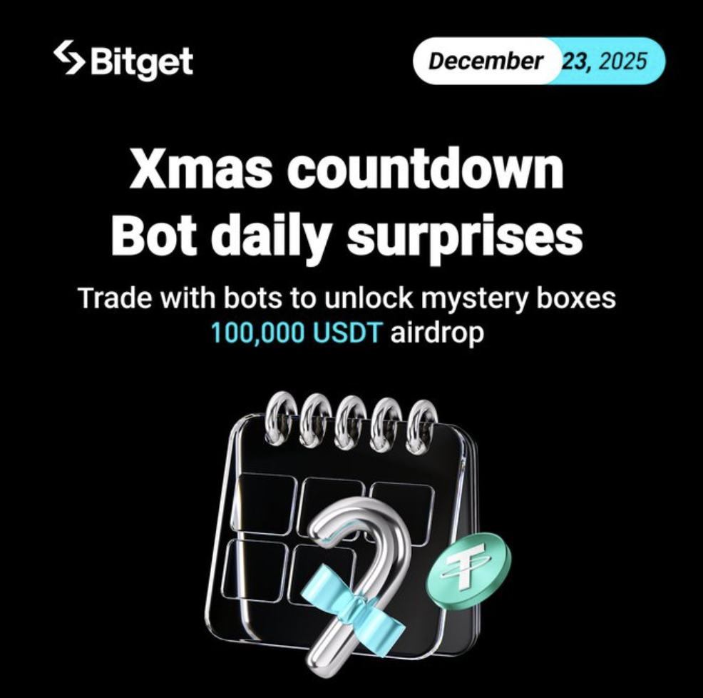 Hình ảnh bài viết: Giáng Sinh Này, Hãy Để “Cỗ Máy” Kiếm Tiền Thay Bạn: Mở Hộp Bí Mật Nhận Airdrop USDT Cực Khủng Cùng Bitget Trading Bot
