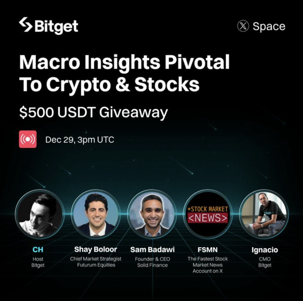 Hình ảnh bài viết: Làm Chủ Cuộc Chơi Vĩ Mô: Khi Crypto Và Chứng Khoán Giao Thoa – Cơ Hội Nào Cho Nhà Đầu Tư Tại Bitget X Space?