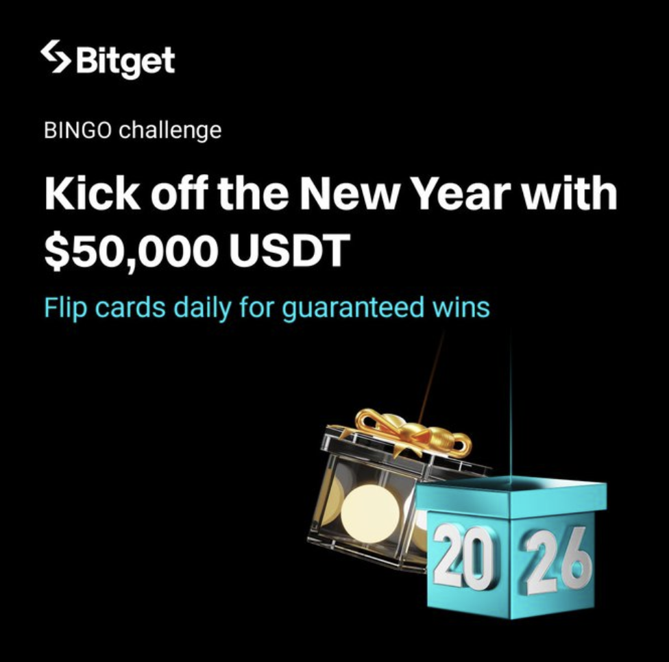 Hình ảnh bài viết: Khai Xuân Đắc Lộc 2026: Bitget “Lì Xì” Cộng Đồng 50.000 USDT Qua Thử Thách Bingo Challenge Đầy Cảm Hứng