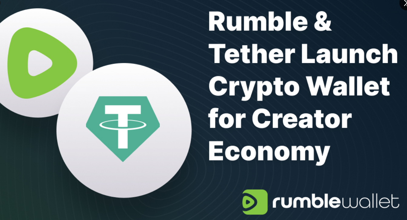 Hình ảnh bài viết: Rumble và Tether ra mắt ví tiền điện tử phi tập trung tích hợp