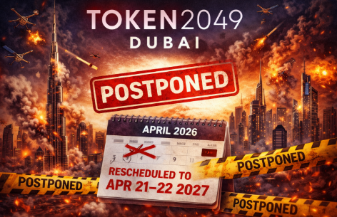 Hình ảnh bài viết: TOKEN2049 Dubai hoãn đến 2027 vì căng thẳng Trung Đông